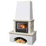 Kachlová kamna ABX Lombardie písková